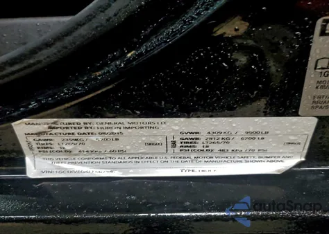 2015 Chevrolet Silverado K2500 Heavy Duty Lt from USA, damaged, VIN 1GC1KVEG4FF667547